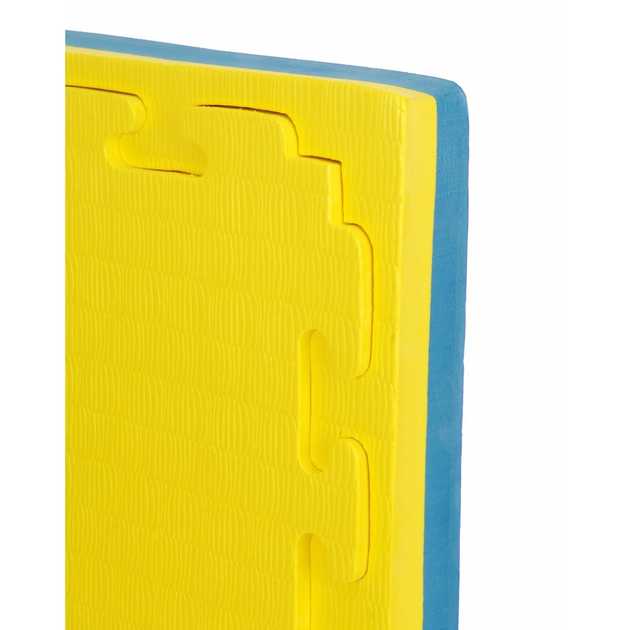 40mm Tatami 1m x 1m Premium Yellow & Blue Jigsaw Mats