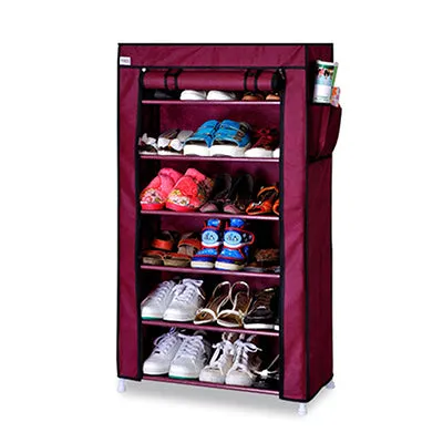 Actionclub Thick Non-woven Multi-layer Shoe Cabinet Dustproof Creative DIY Assembly Storage Shoe Rack Shoe Organizer Shelves