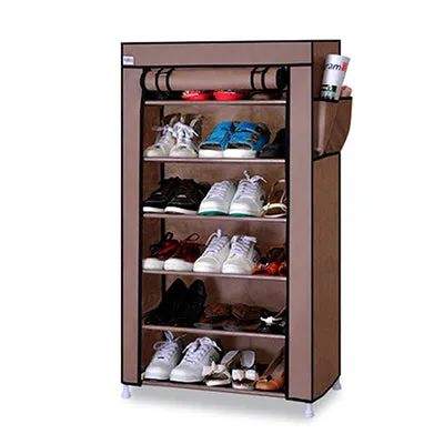 Actionclub Thick Non-woven Multi-layer Shoe Cabinet Dustproof Creative DIY Assembly Storage Shoe Rack Shoe Organizer Shelves