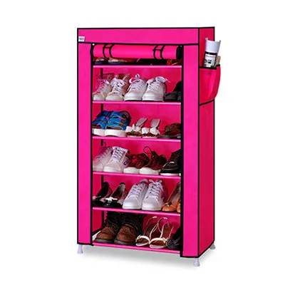 Actionclub Thick Non-woven Multi-layer Shoe Cabinet Dustproof Creative DIY Assembly Storage Shoe Rack Shoe Organizer Shelves