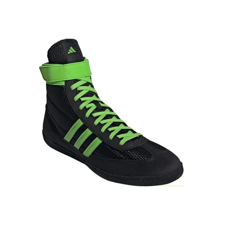 adidas Combat Speed 4 2024 Wrestling Shoes Boots Black Green