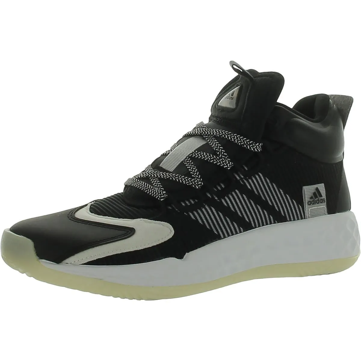 Adidas Mens Pro Boost Mid Sport Fitness Basketball Shoes