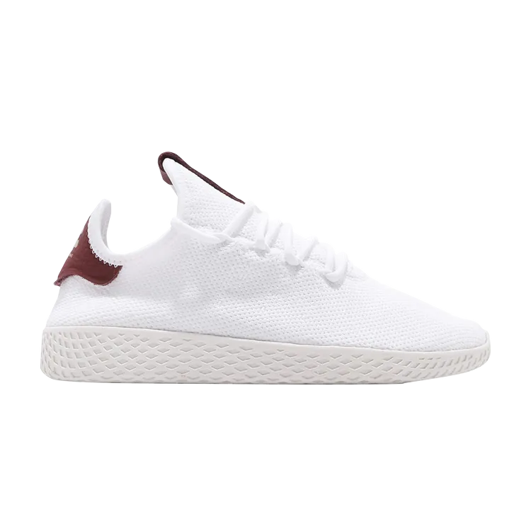 Adidas Pharrell Williams x Wmns Tennis Hu 'Collegiate Burgundy' Sneakers, White