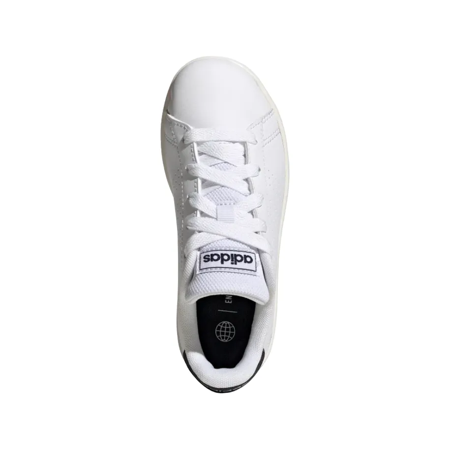 Adidas sneakers unisex da ragazzi Advantage Lifestyle Court Lace K GW6487 white-ink