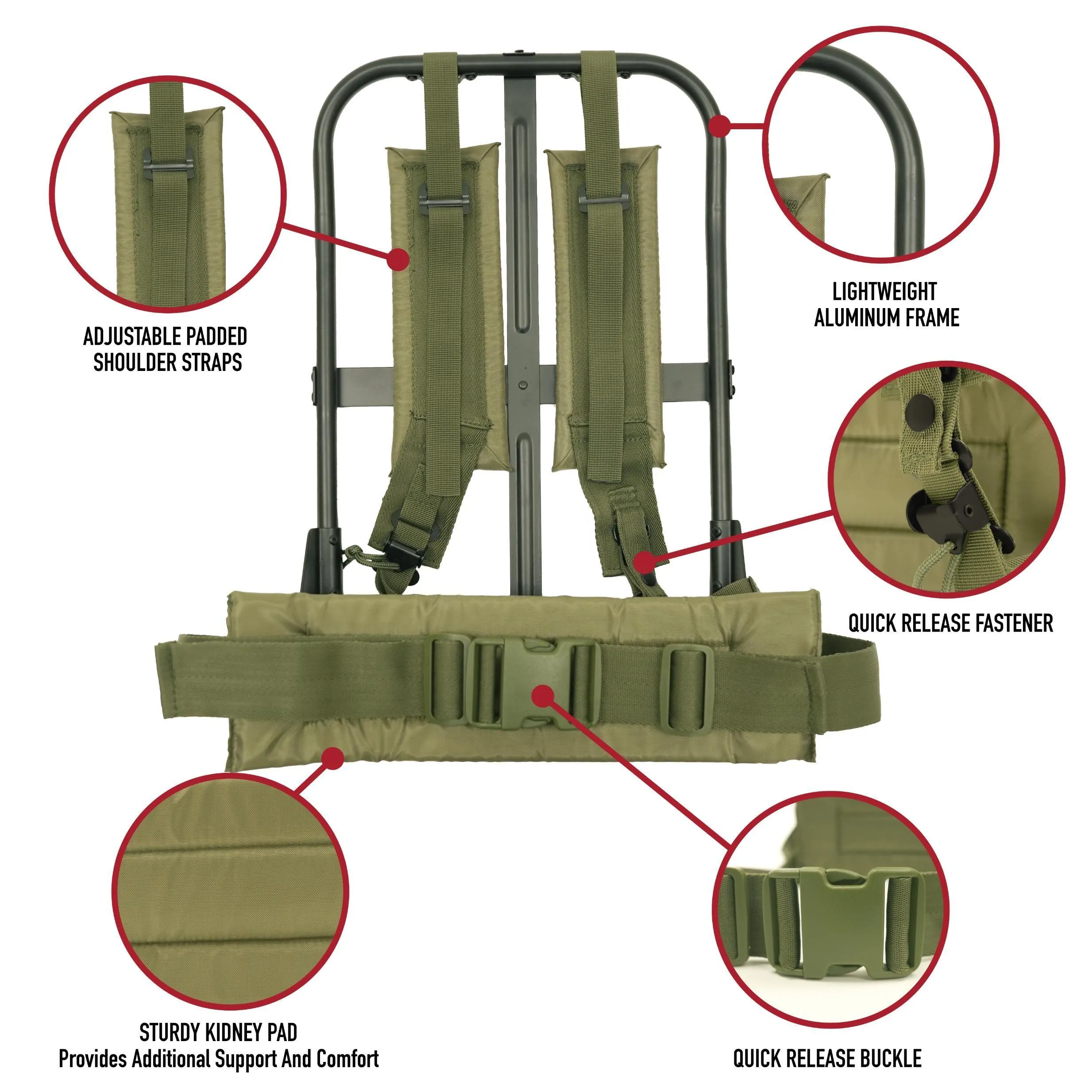 Alice Pack Frame with Attachments