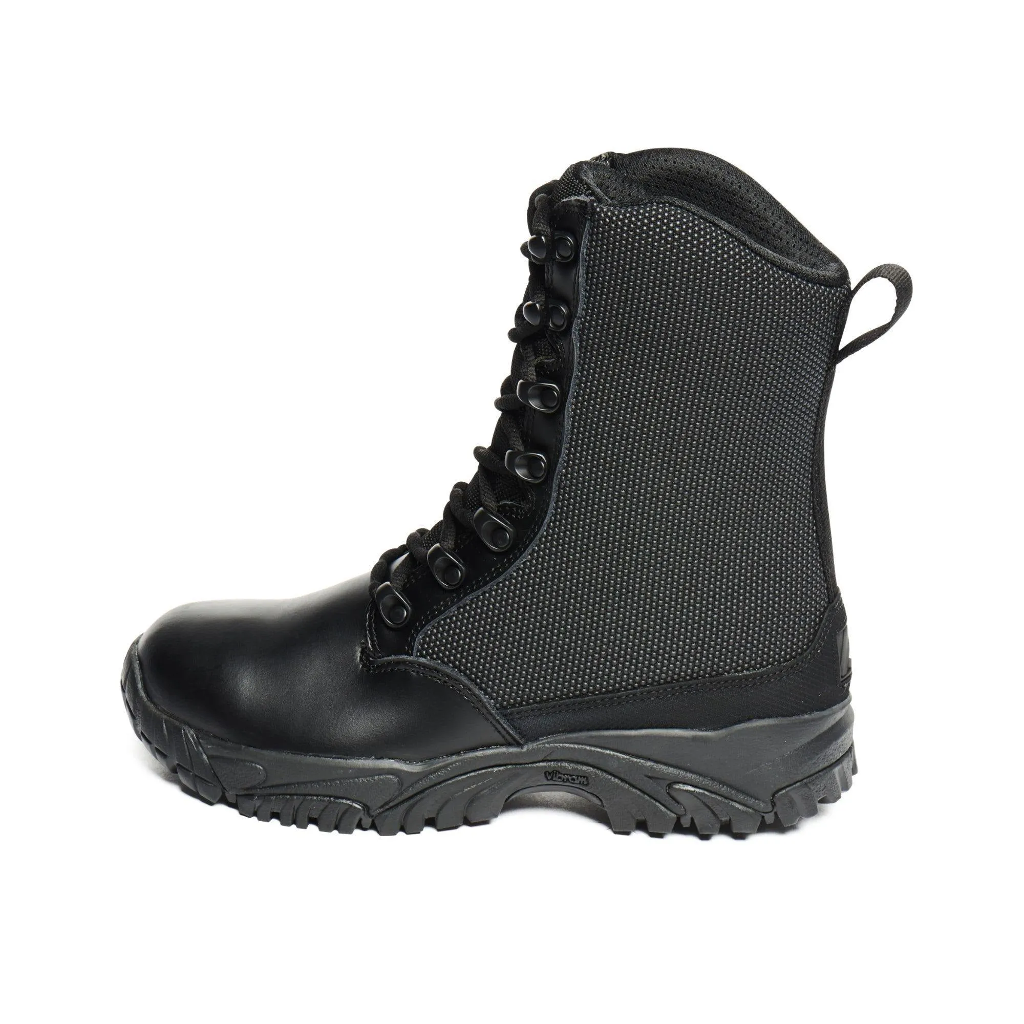 [ALL MUST GO CLEARANCE SALES] ALTAI® 8" Black Waterproof Tactical Boots with Leather Toe (MFT100)