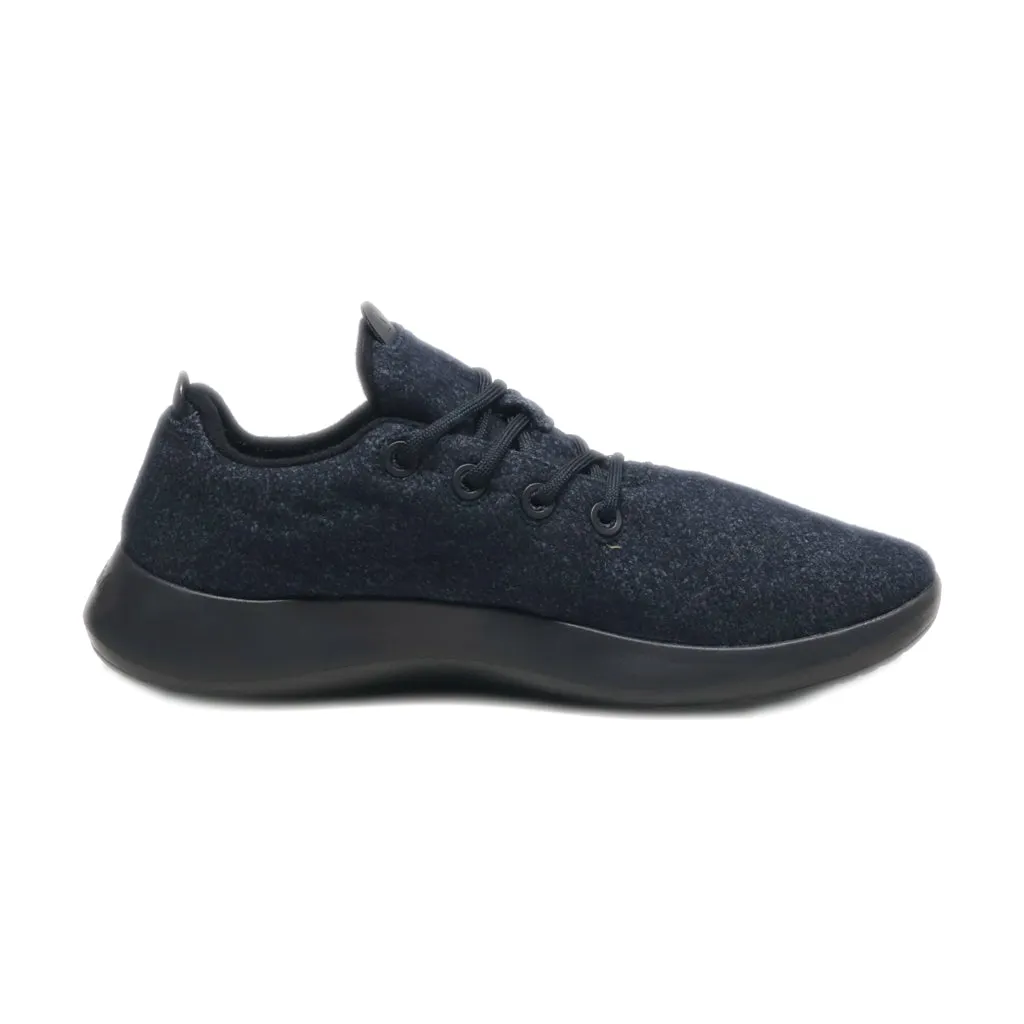 Allbirds Wool Runner Sport Shoes Wool Black Colour For Men