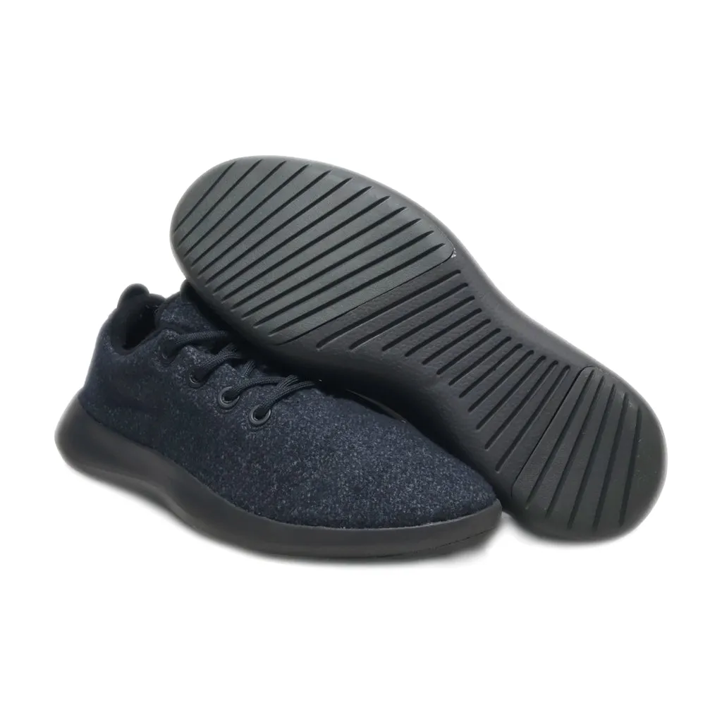 Allbirds Wool Runner Sport Shoes Wool Black Colour For Men