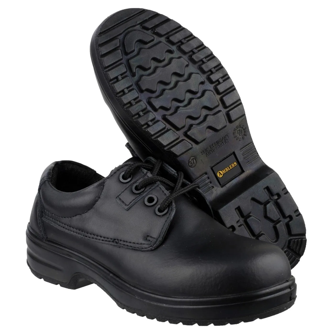 Amblers Safety FS121C Metal Free Lace up Safety Shoe S1 Black