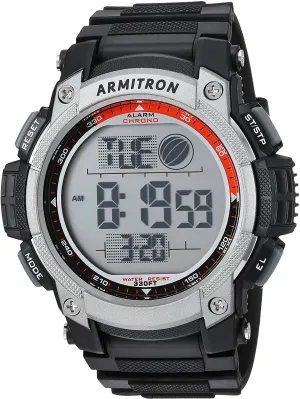 Armitron Sport Men's 40/8252BLK Black Digital Chronograph Watch