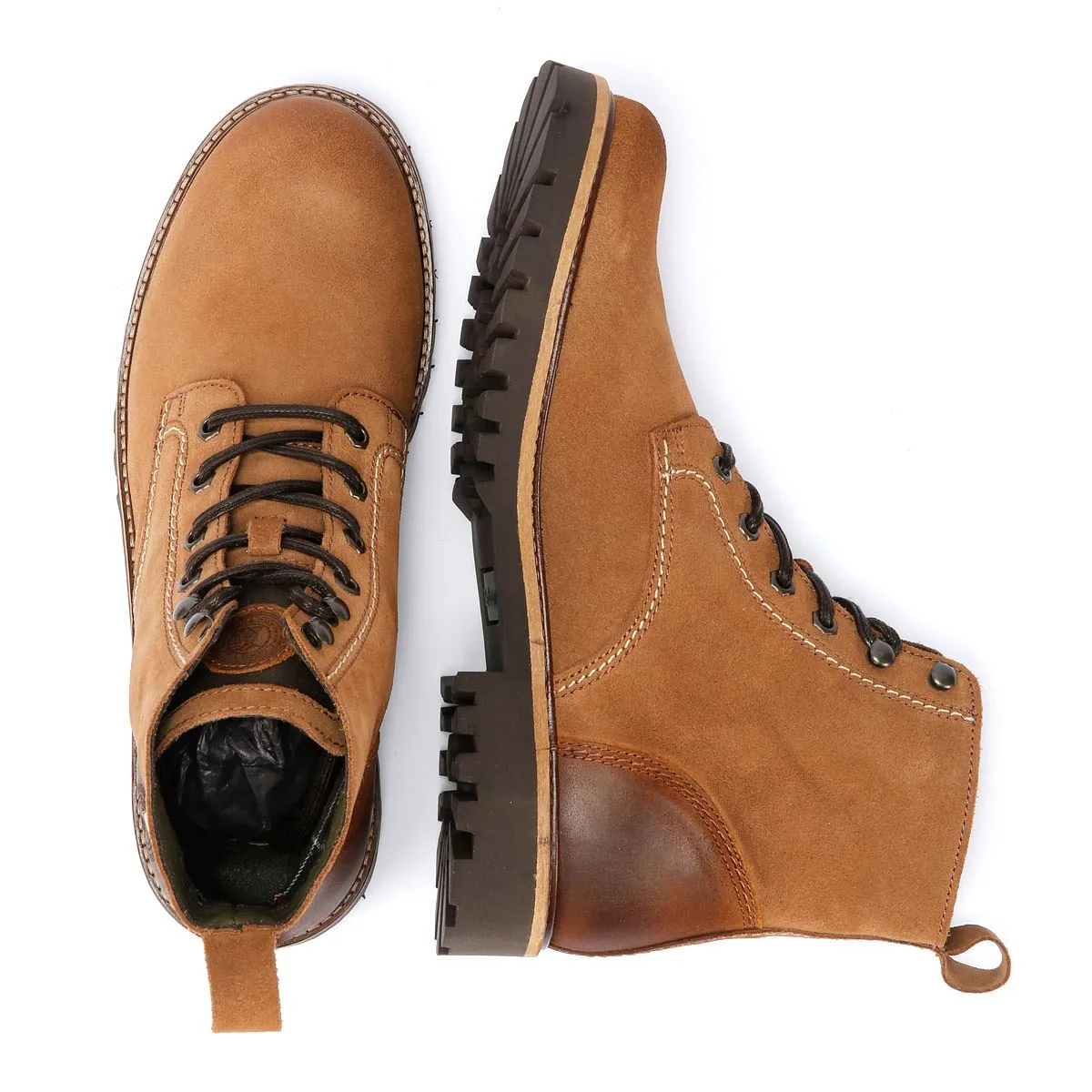 Barbour Foggy Leather Men's Cognac Boots