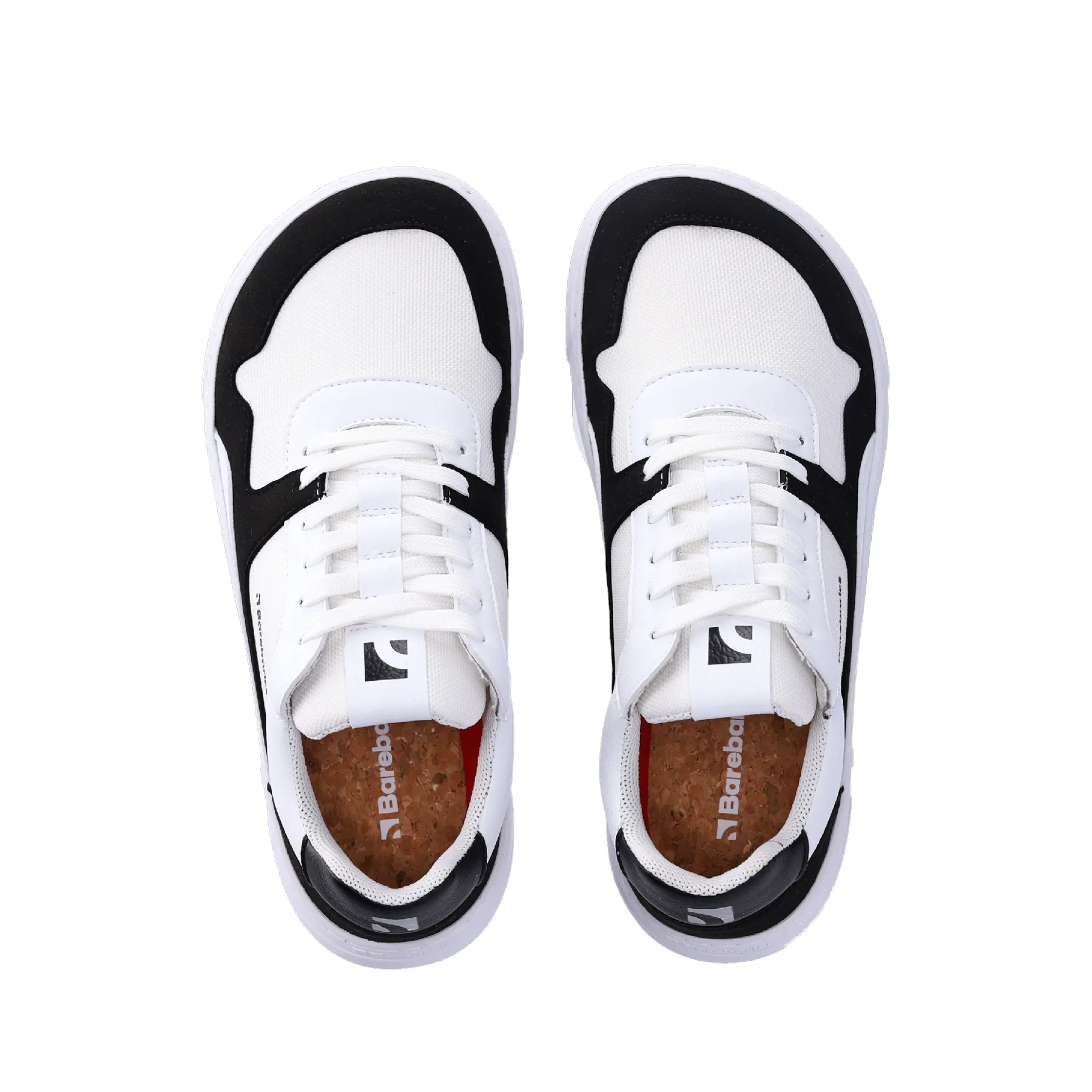 Barefoot Sneakers Barebarics - Zing - White & Black