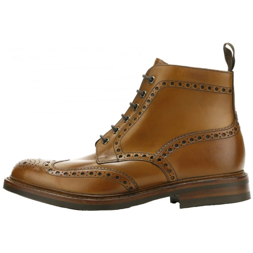 Bedale Burnished Leather Men's Brogue Derby Boots