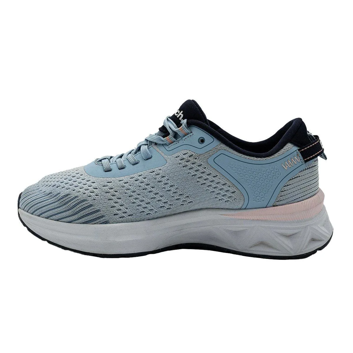 Bench Running Sport Shoes Fabric Blue Colour For Women