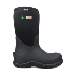 Bogs Mens Workman PP Black Rubber Work Boots