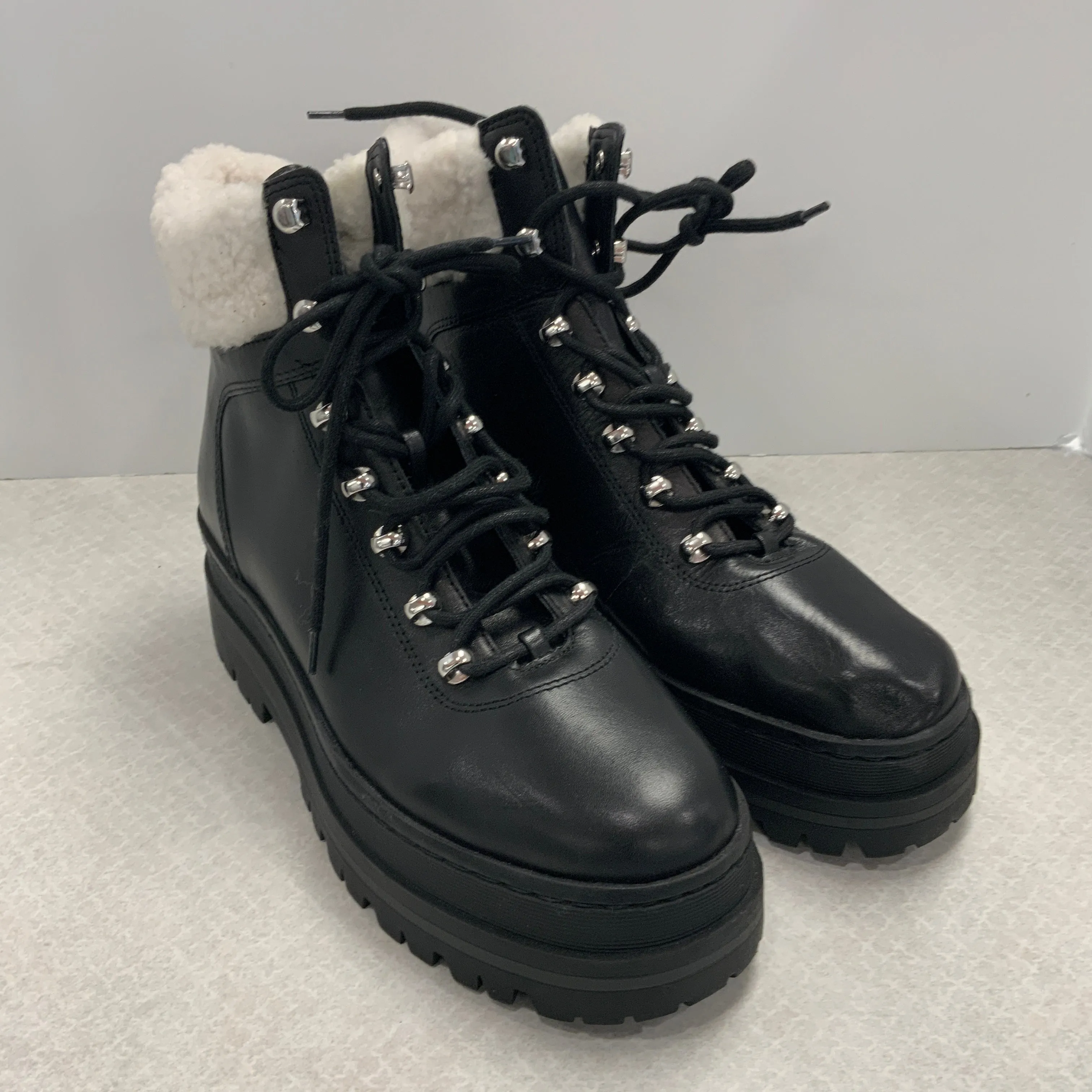 Boots Combat By Marc Fisher In Black, Size: 9.5