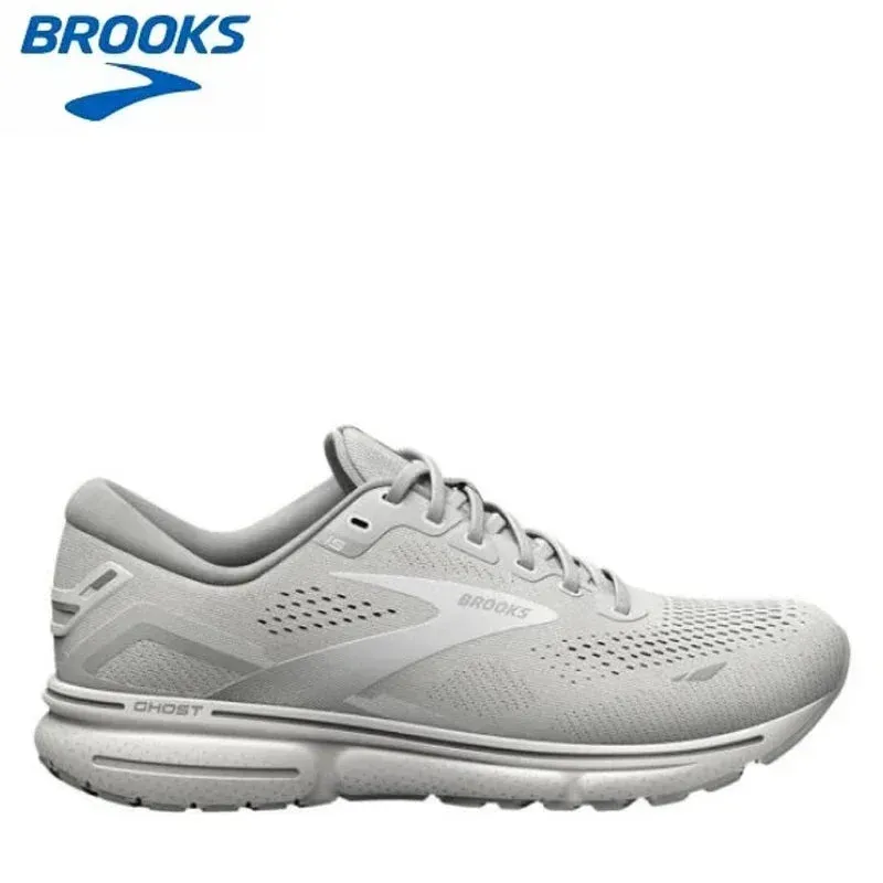 BROOKS Ghost 15 Black Ebony Running Shoes Women Men Long-Distance Road Sport Training Casual Sneakers