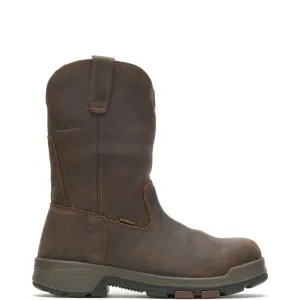 Cabor EPX Composite-Toe Waterproof Pull-On Wellington Work Boot Dark Brown