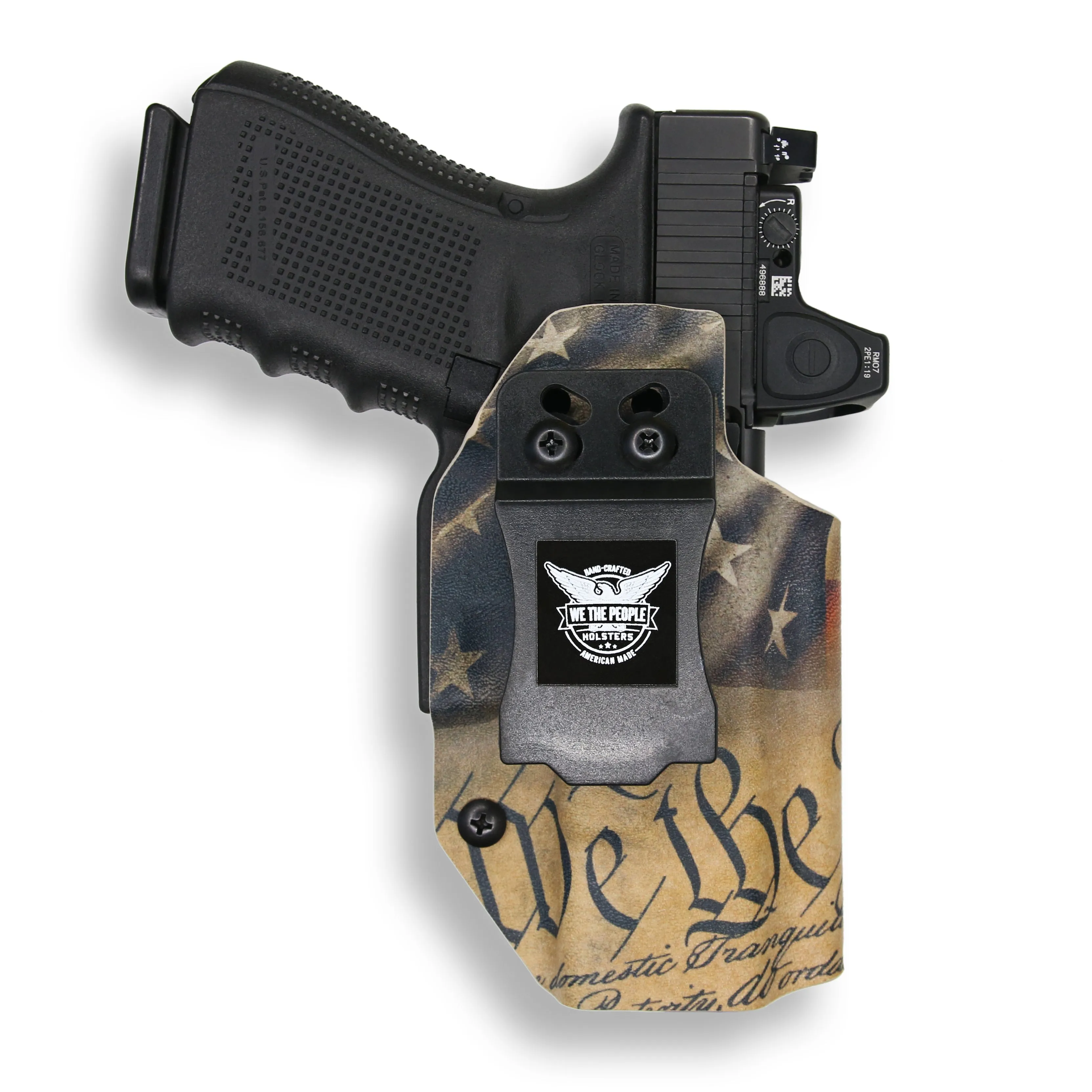 Canik TP9 Elite Combat Executive with Streamlight TLR-7/7A/7X Light Red Dot Optic Cut IWB Holster