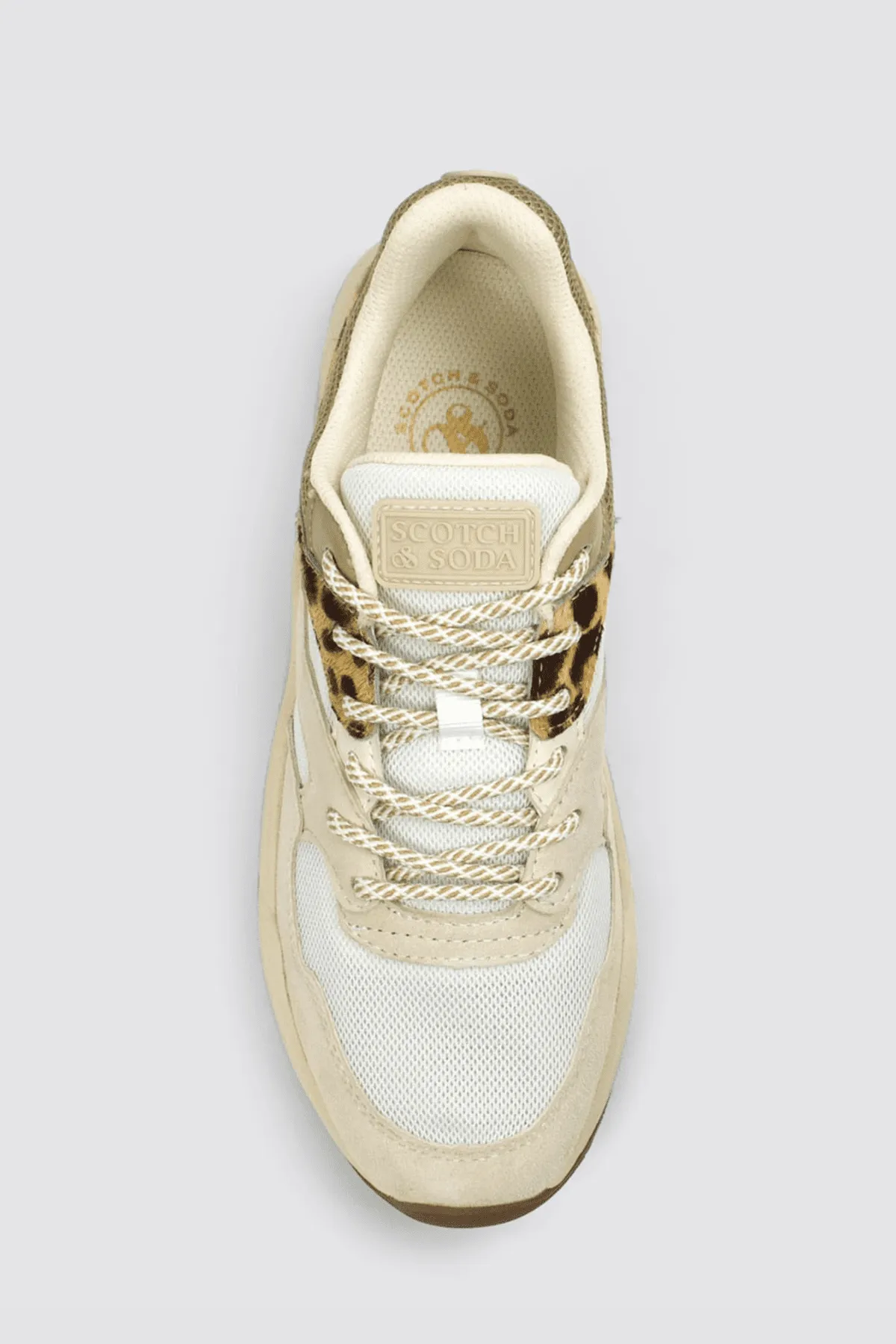 CELEST SNEAKER BEIGE/LEO PRINT