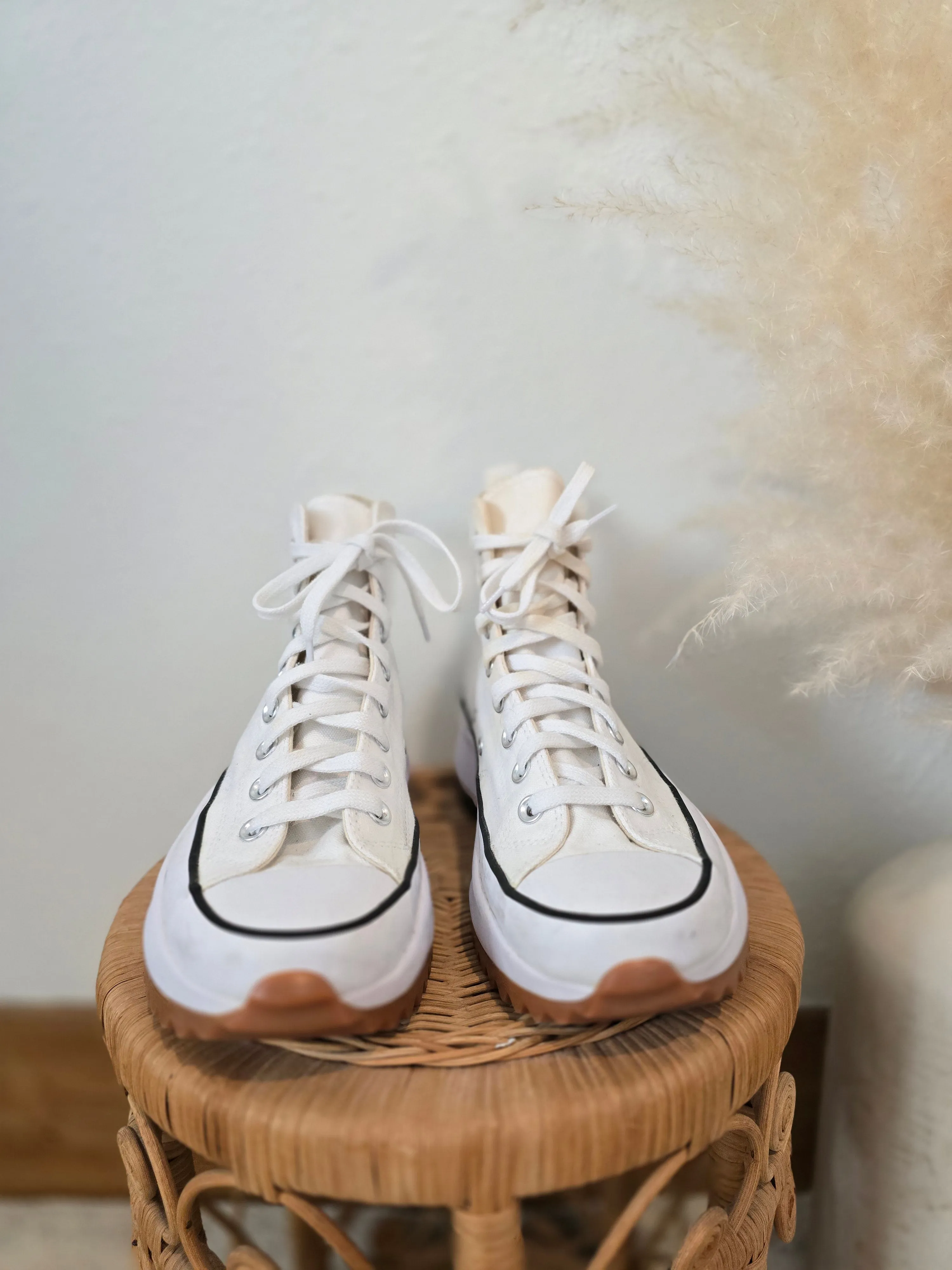 Converse White Platform Sneakers (9)