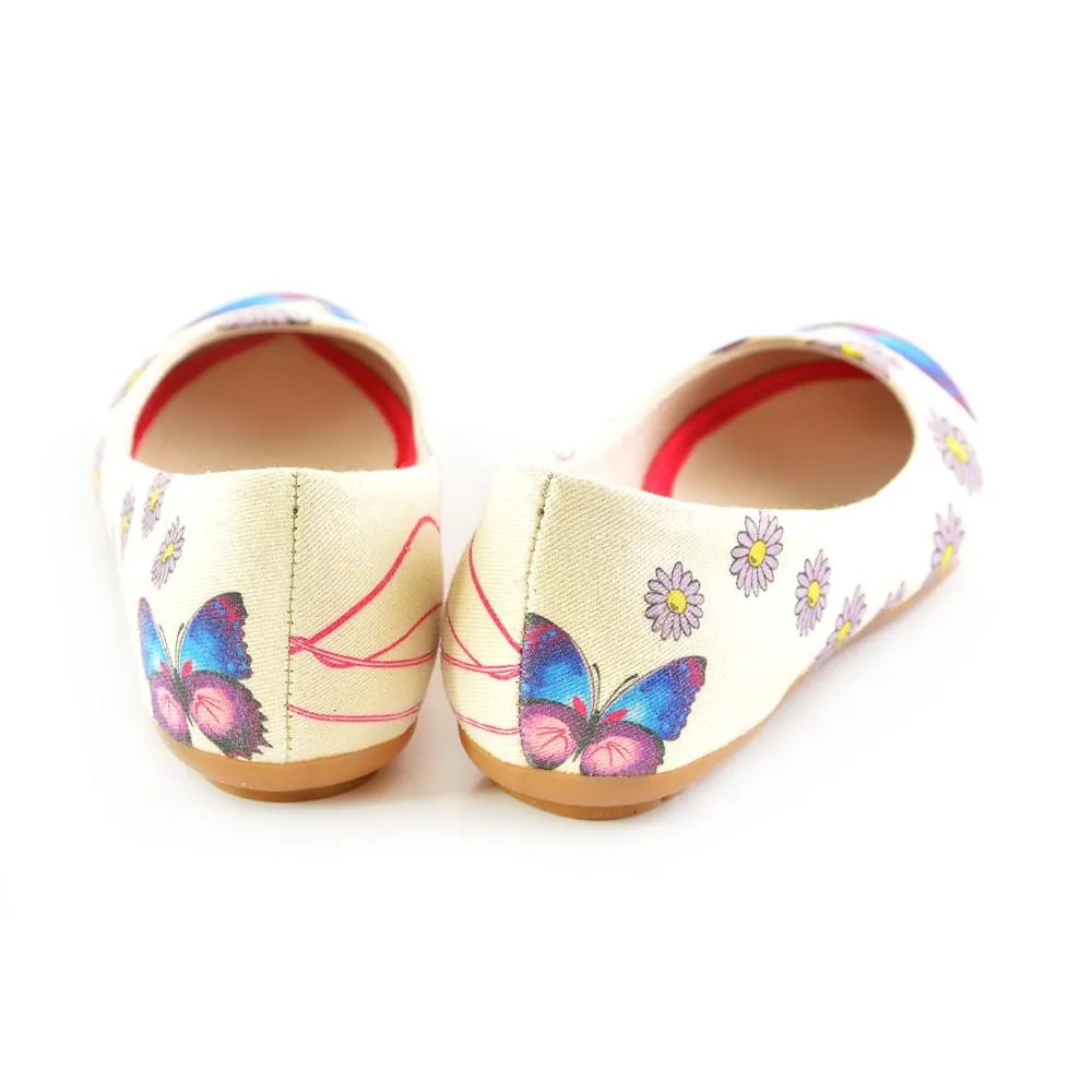 Daisy and Butterfly Ballerinas Shoes 1105