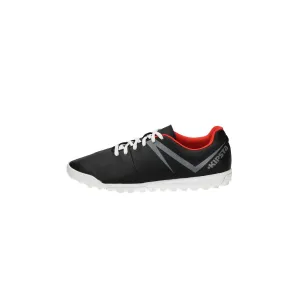 Decathlon Kipsta First Hg Football Sport Shoes Coated Fabric Black Colour For Men