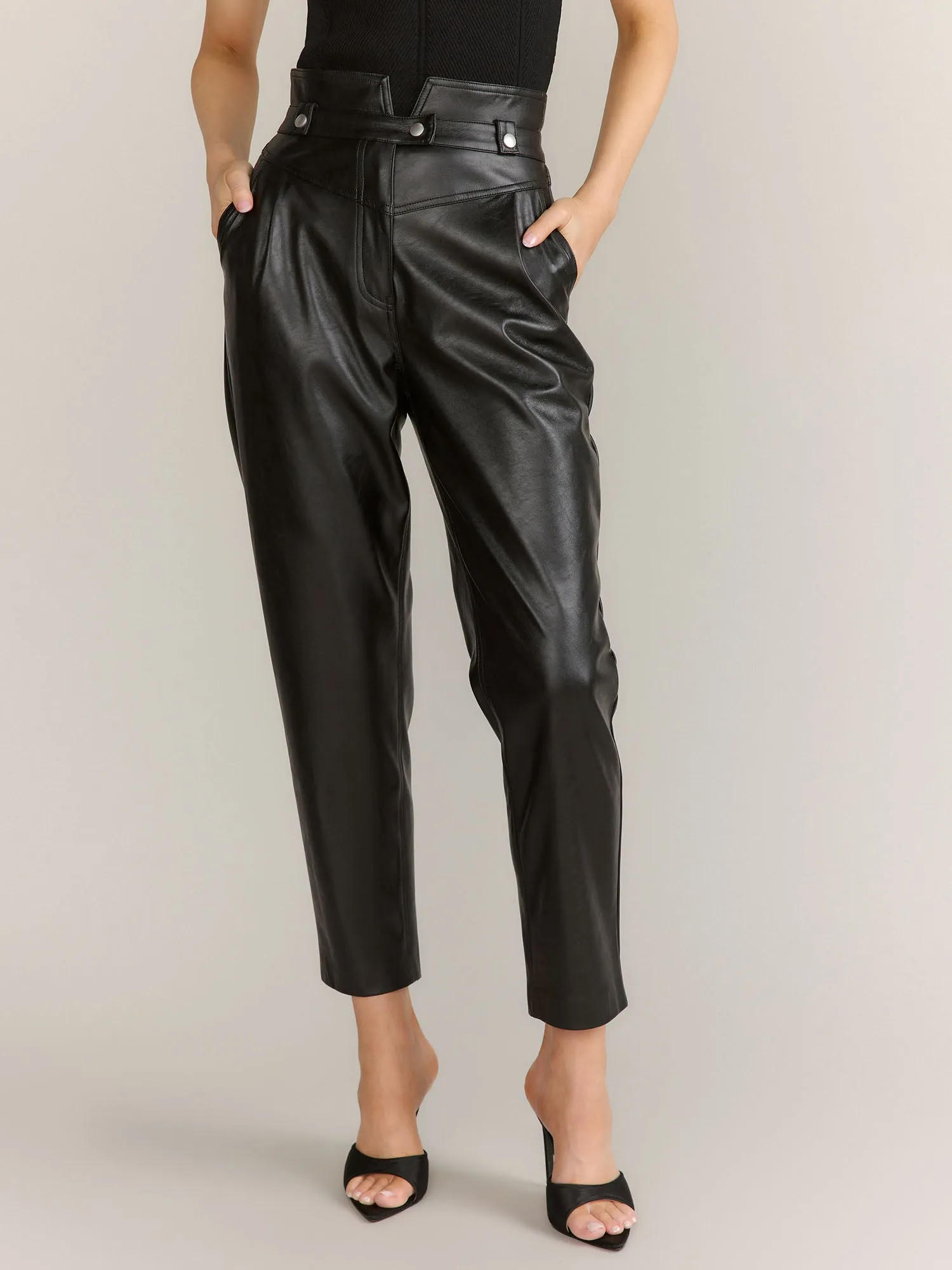 Do   Be High Rise Vegan Leather Pant - Brands We Love