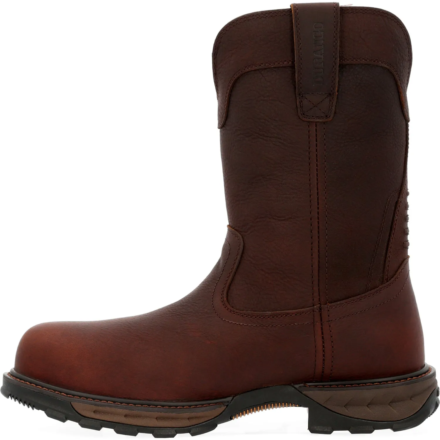 Durango Mens Maverick XP CT WP Soggy Brown Leather Work Boots