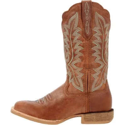 Durango Women's Lady Rebel Pro 12" Burnished Work Boot -Brown- DRD0437