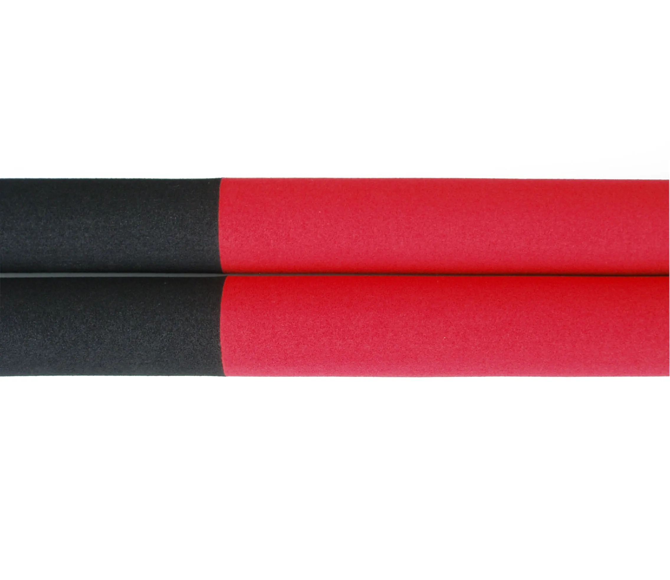 Escrima Stick, Foam Padded, Black/Red (Pair)