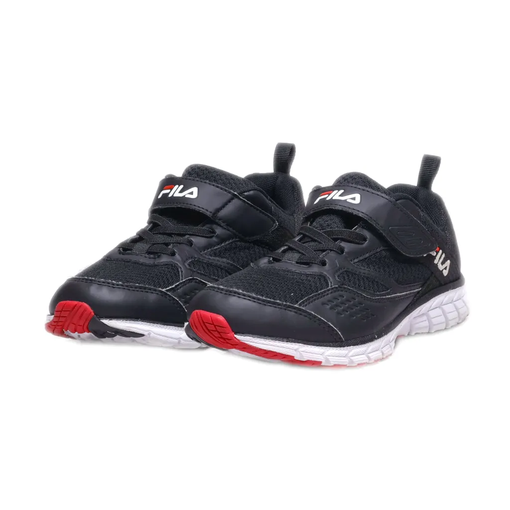 Fila Strap Sport Shoes Fabric Black Colour For Kids