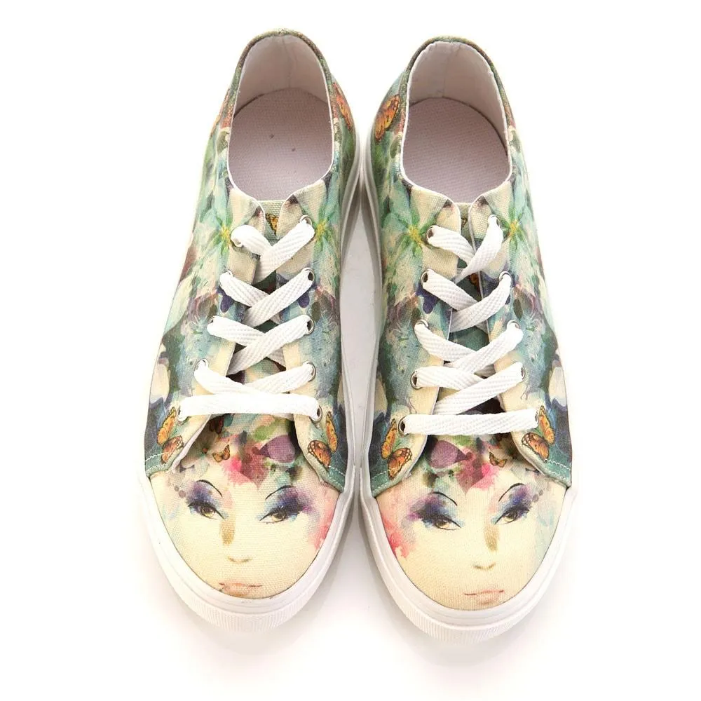 Flower Woman Sneaker Shoes SPR5409