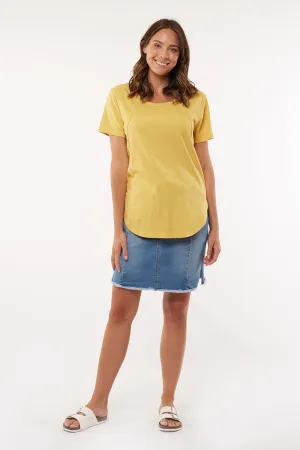 Foxwood - Mackenzie Tee - Mustard