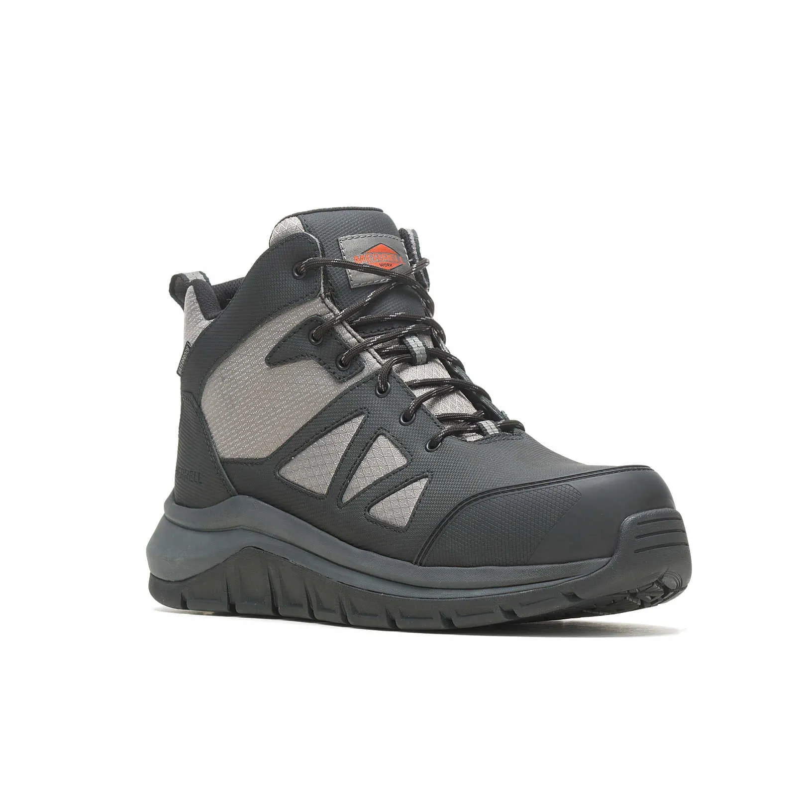 Fullbench Speed Mid Men's Carbon-Fiber Work Boots Wp Black/Charcoal