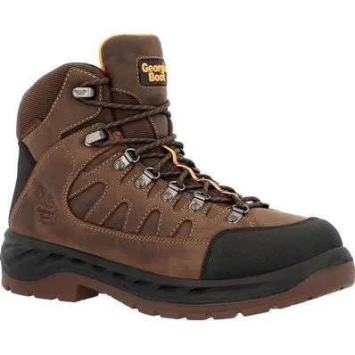 Georgia Men's Ot 6" WP Slip Resistant Hiker Work Boot -Brown- GB00524