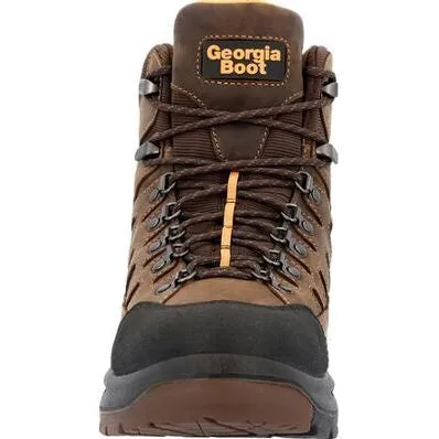 Georgia Men's Ot 6" WP Slip Resistant Hiker Work Boot -Brown- GB00524