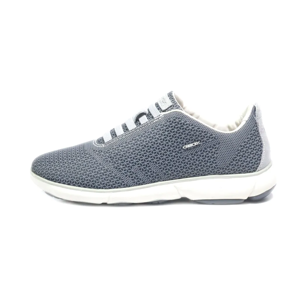 Geox Sport Shoes Fabric Grey Colour For Women