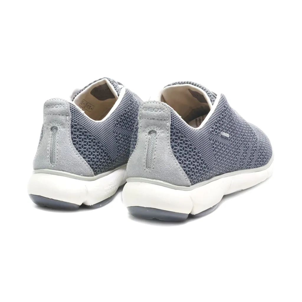 Geox Sport Shoes Fabric Grey Colour For Women