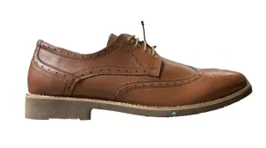 Golaiman Men's Brown Oxford Dress Shoe