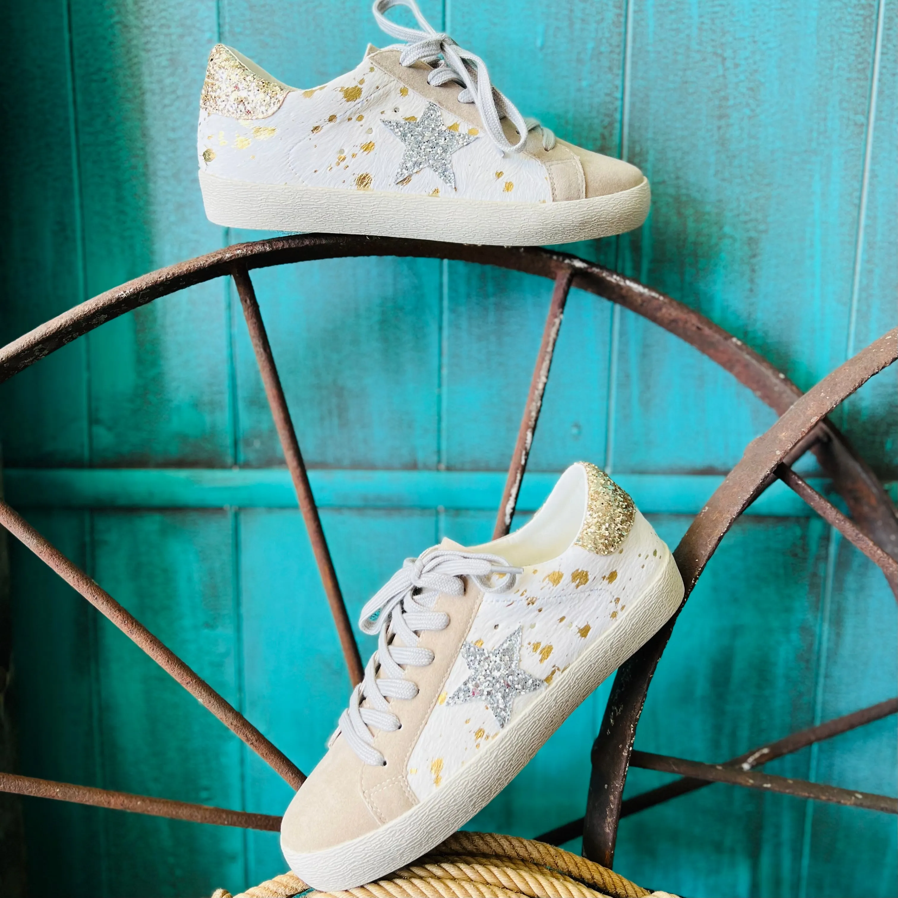 Golden Cow Sneakers