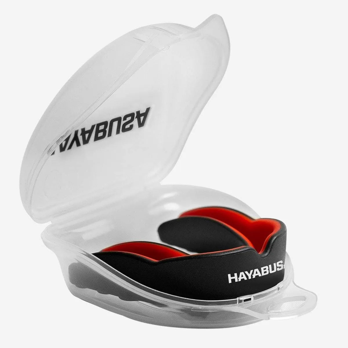 HAYABUSA COMBAT MOUTH GUARD - BLACK/RED