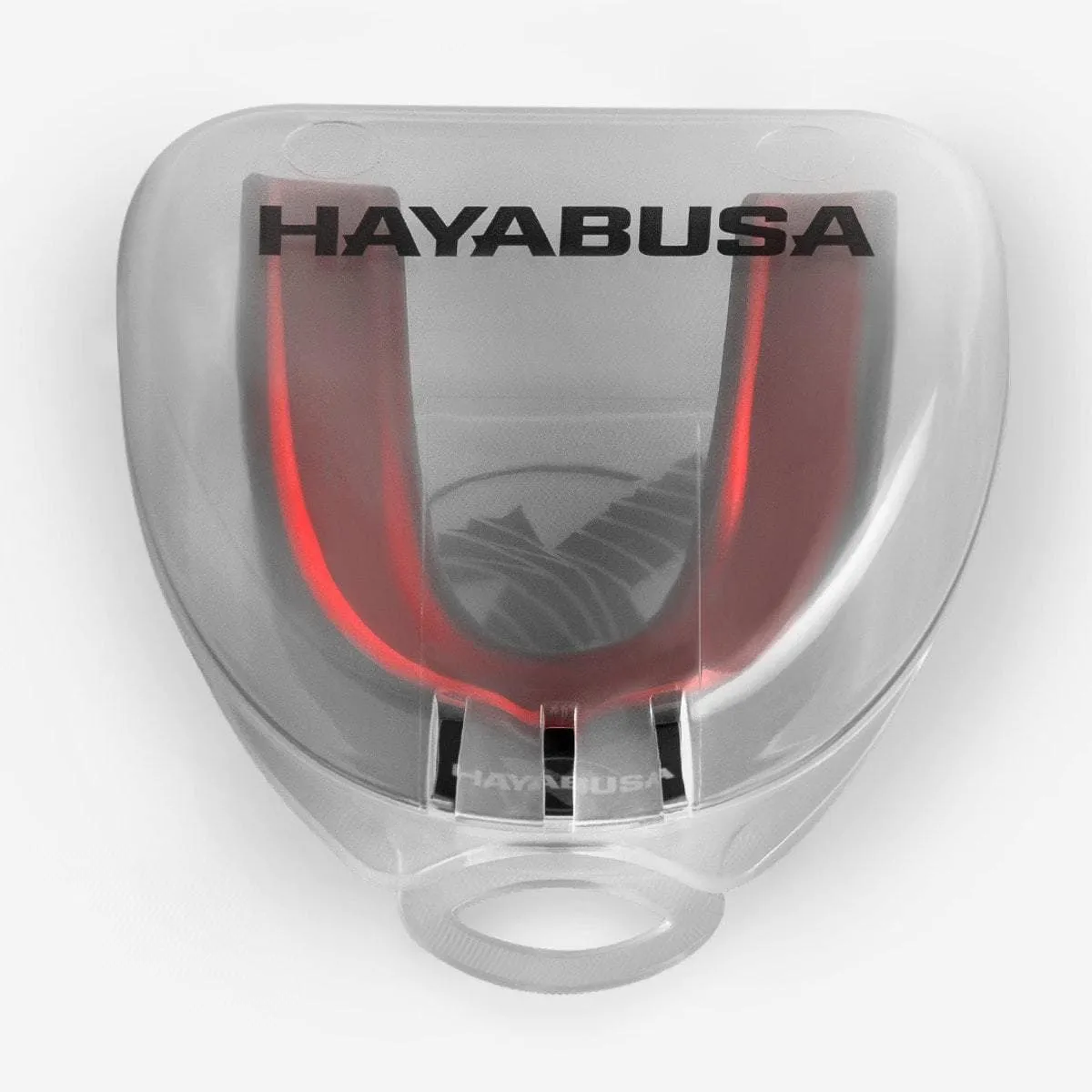 HAYABUSA COMBAT MOUTH GUARD - BLACK/RED