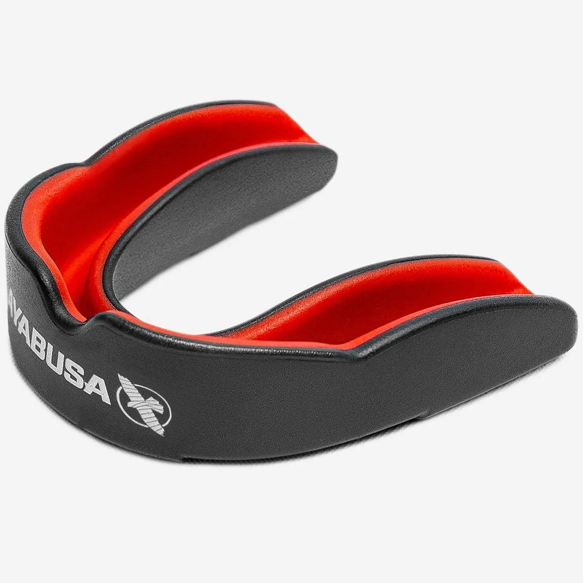 HAYABUSA COMBAT MOUTH GUARD - BLACK/RED