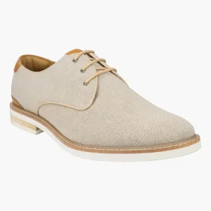 Highland Canvas Plain Toe Derby - Sand