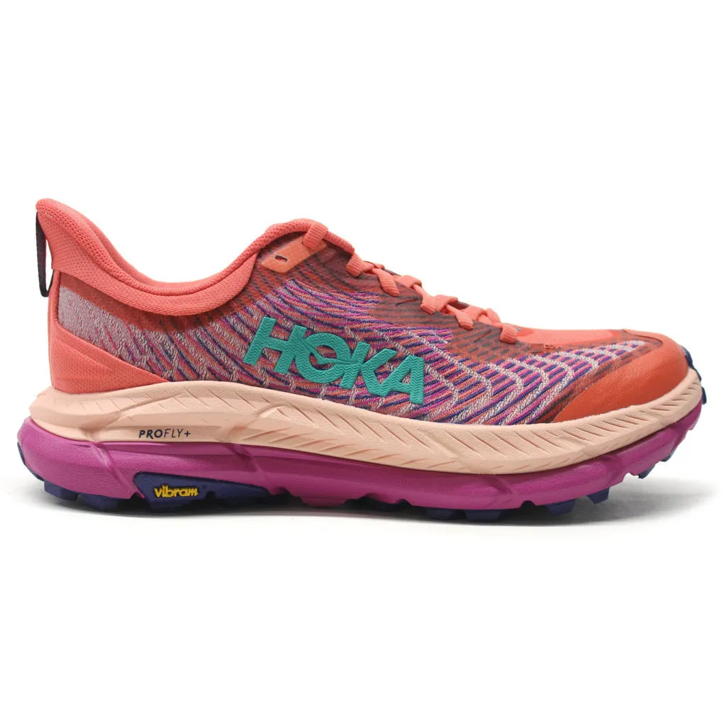 Hoka Womens Trainers Mafate Speed 4 Lace-Up Low-Top Textile Synthetic - UK 5.5