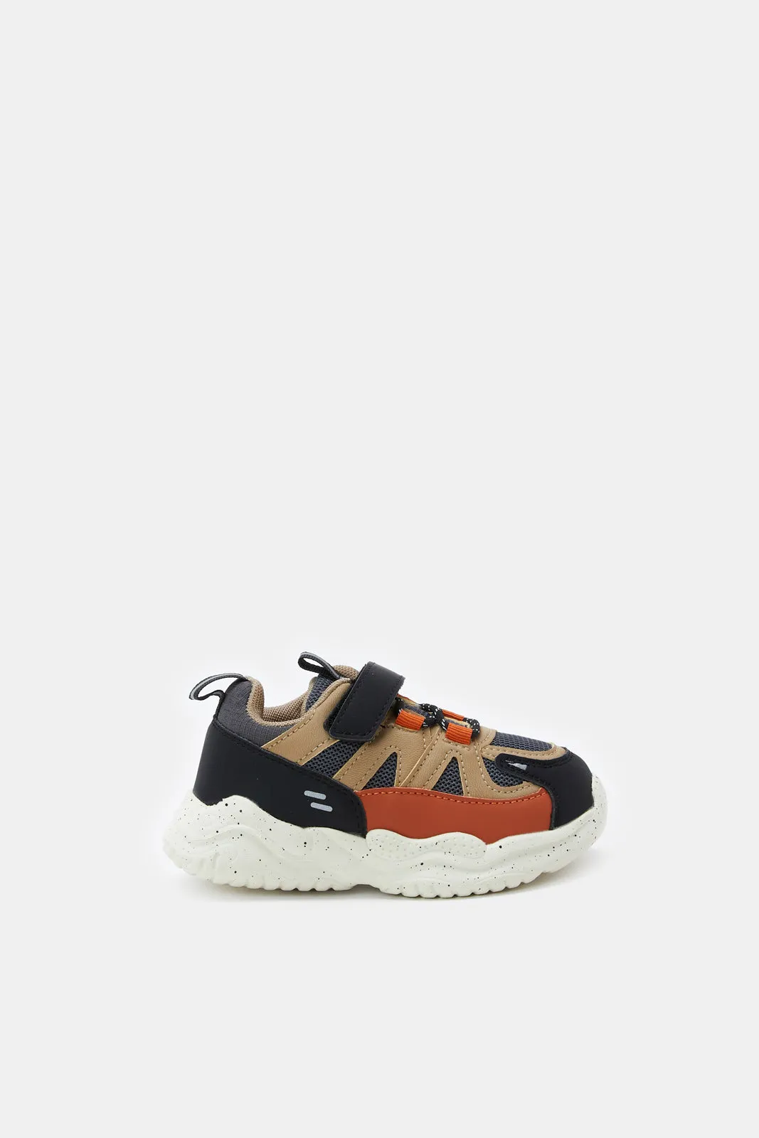 Infant Boys Multicolour Material Block Chunky Sneakers