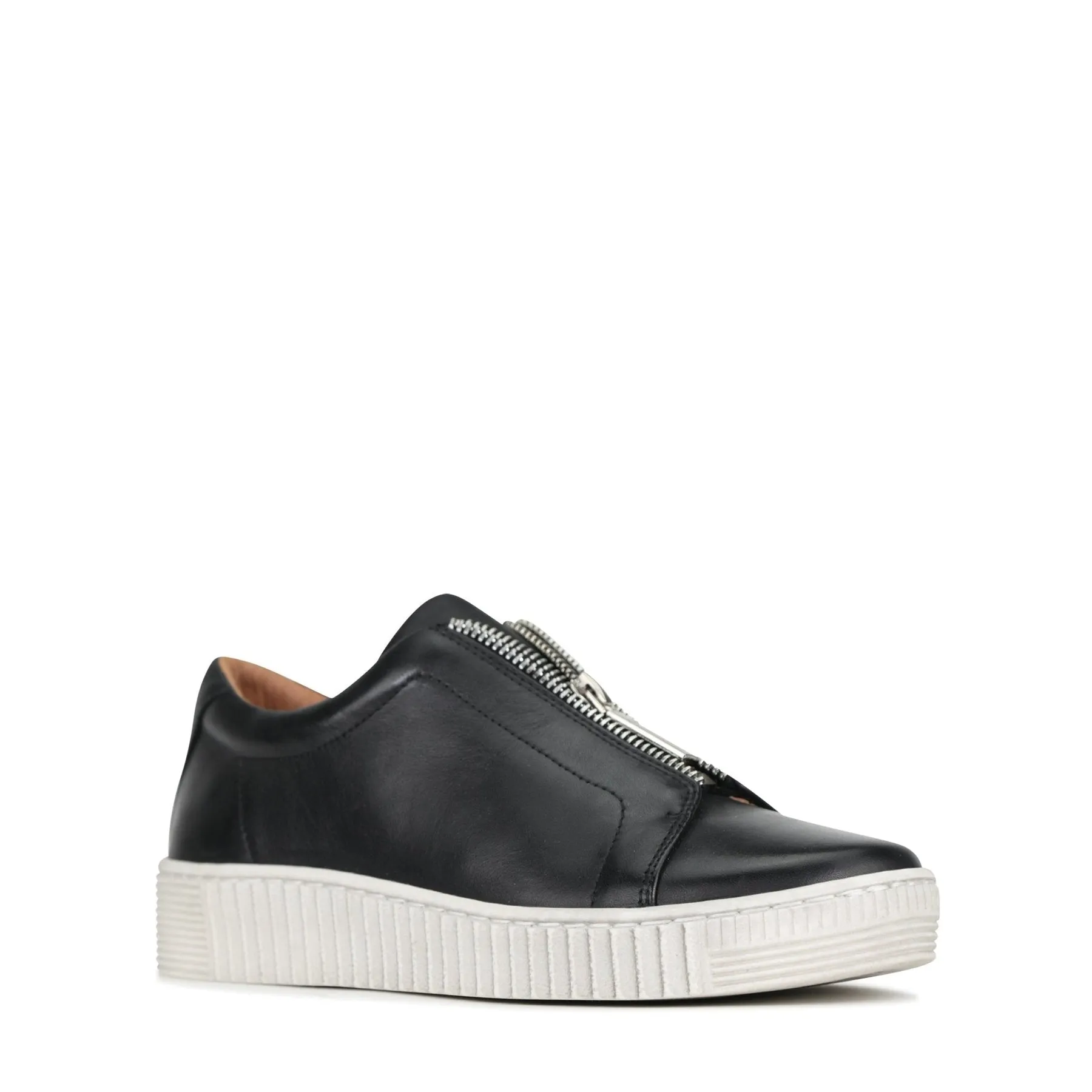 JOYA CHUNKY ZIPPER SNEAKERS LEATHER