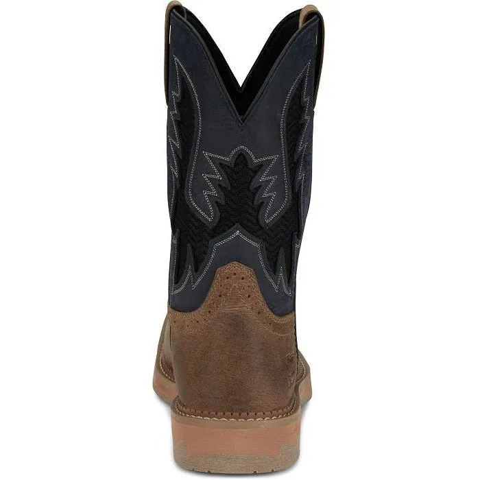 Justin Men's Bolt 11" Comp Toe Western Work Boot -Tan- SE4115