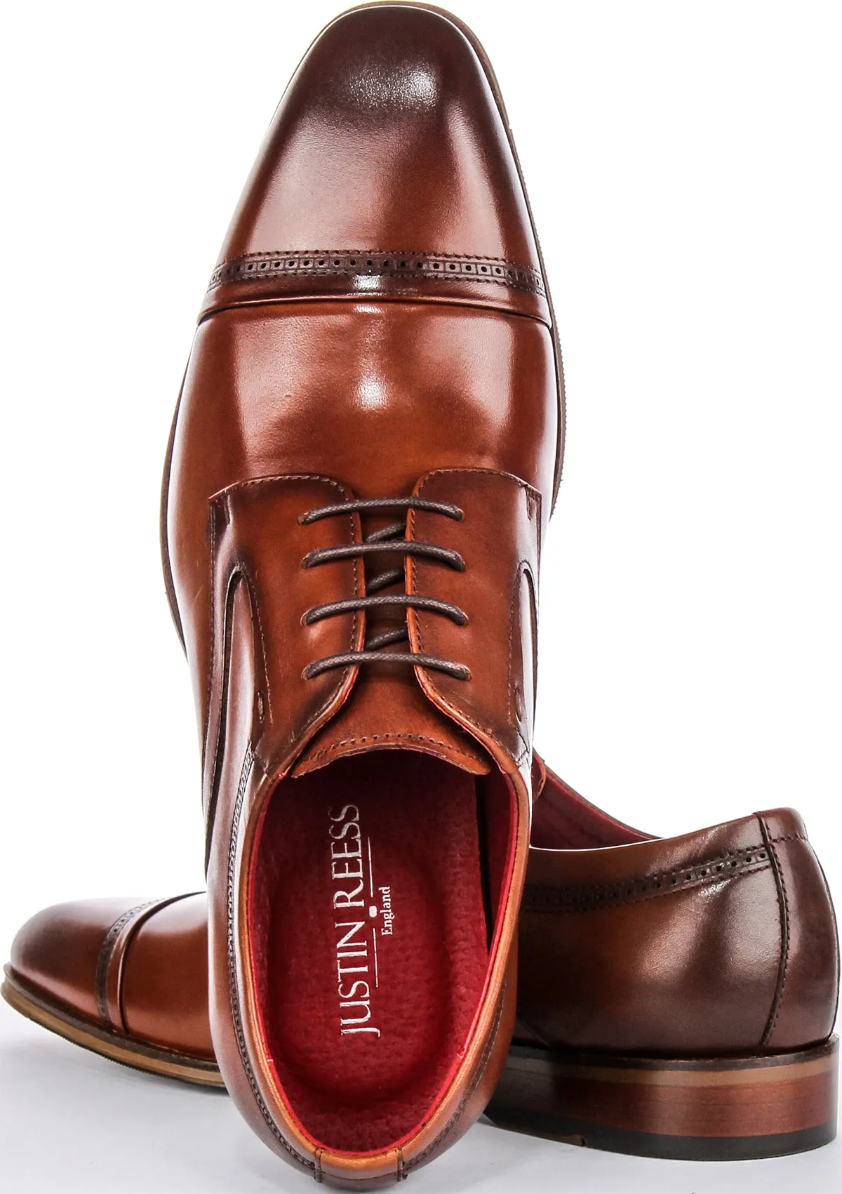 Justinreess England Everett In Tan Brown For Men